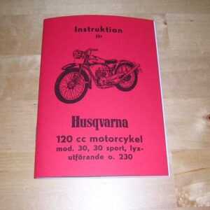Instruktionsbok Husqvarna 120cc