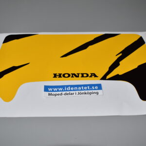 Lampkåpsdekal Honda MT Gul/Svart