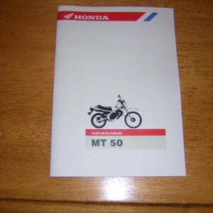 Instruktionsbok Honda Mt 50