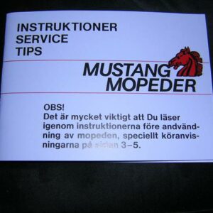 Instruktionsbok Mustang
