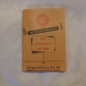 Instruktionsbok NV 1145