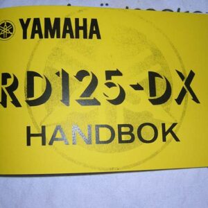 Instruktionsbok Yamaha RD 125