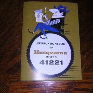Instruktionsbok Husqvarna 41221
