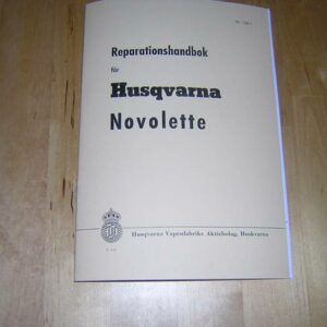Reparationshandbok Husqvarna Novolette