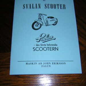 Instruktionsbok Svalan Scooter