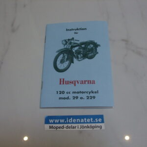 Instruktionsbok Husqvarna modell 29 o 229 ,120cc,