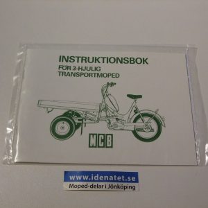 Instruktionsbok transportmoped MCB 1189